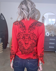 Chemise rock rouge vif - 𝐌𝐚𝐫𝐢𝐧𝐚𝟒𝟒𝐟𝐚𝐦𝐢𝐥𝐲