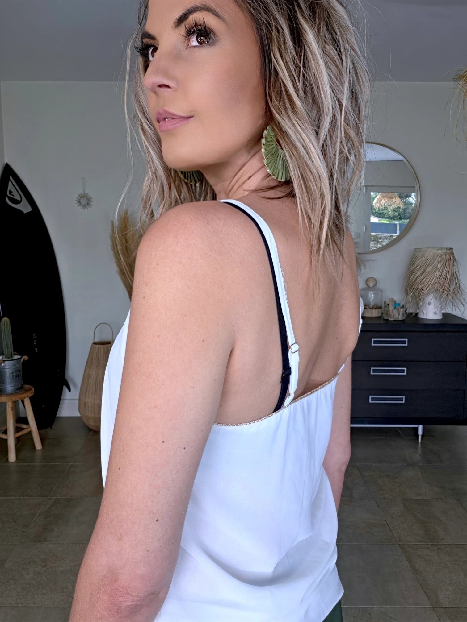 Débardeur chic blanc