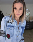 Chemise destroy en jean