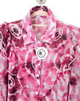 Chemise tie and dye rose fuchsia