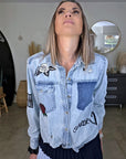 Chemise destroy en jean