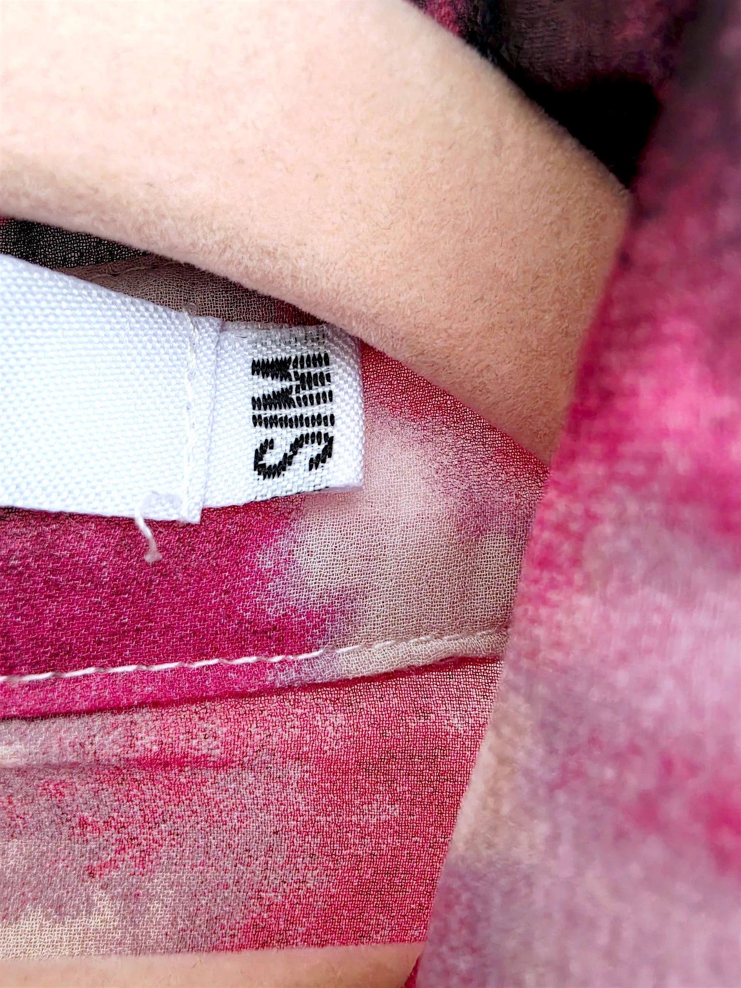 Chemise tie and dye rose fuchsia