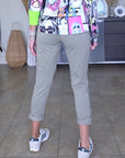 Pantalon 7/8è jeeging kaki-beige
