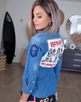 Chemise en jean headshot - 𝐌𝐚𝐫𝐢𝐧𝐚𝟒𝟒𝐟𝐚𝐦𝐢𝐥𝐲