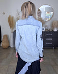 Chemise destroy en jean