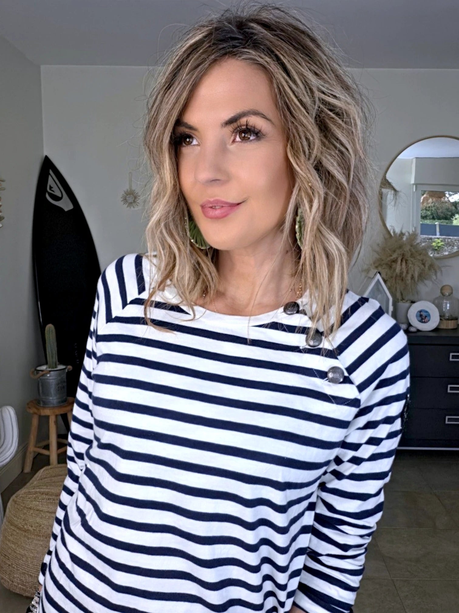 Robe marinière maille en coton - 𝐌𝐚𝐫𝐢𝐧𝐚𝟒𝟒𝐟𝐚𝐦𝐢𝐥𝐲