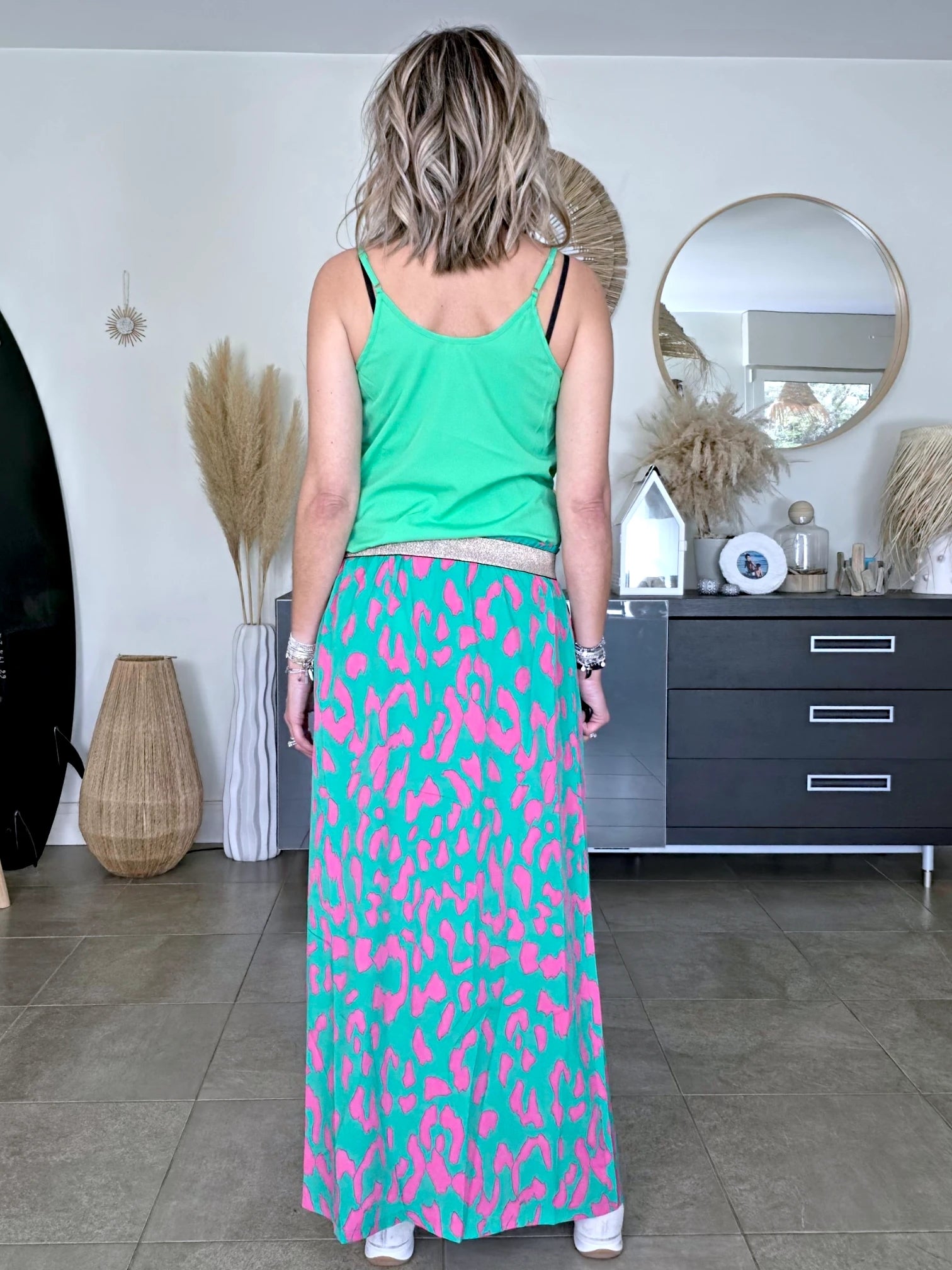 Débardeur vert fluo