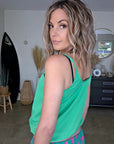 Débardeur vert fluo