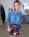 Chemise en jean headshot - 𝐌𝐚𝐫𝐢𝐧𝐚𝟒𝟒𝐟𝐚𝐦𝐢𝐥𝐲