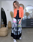 Perfecto orange fluo en suédine - 𝐌𝐚𝐫𝐢𝐧𝐚𝟒𝟒𝐟𝐚𝐦𝐢𝐥𝐲