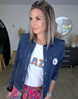 T-shirt blanc Brazil