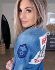 Chemise en jean headshot - 𝐌𝐚𝐫𝐢𝐧𝐚𝟒𝟒𝐟𝐚𝐦𝐢𝐥𝐲