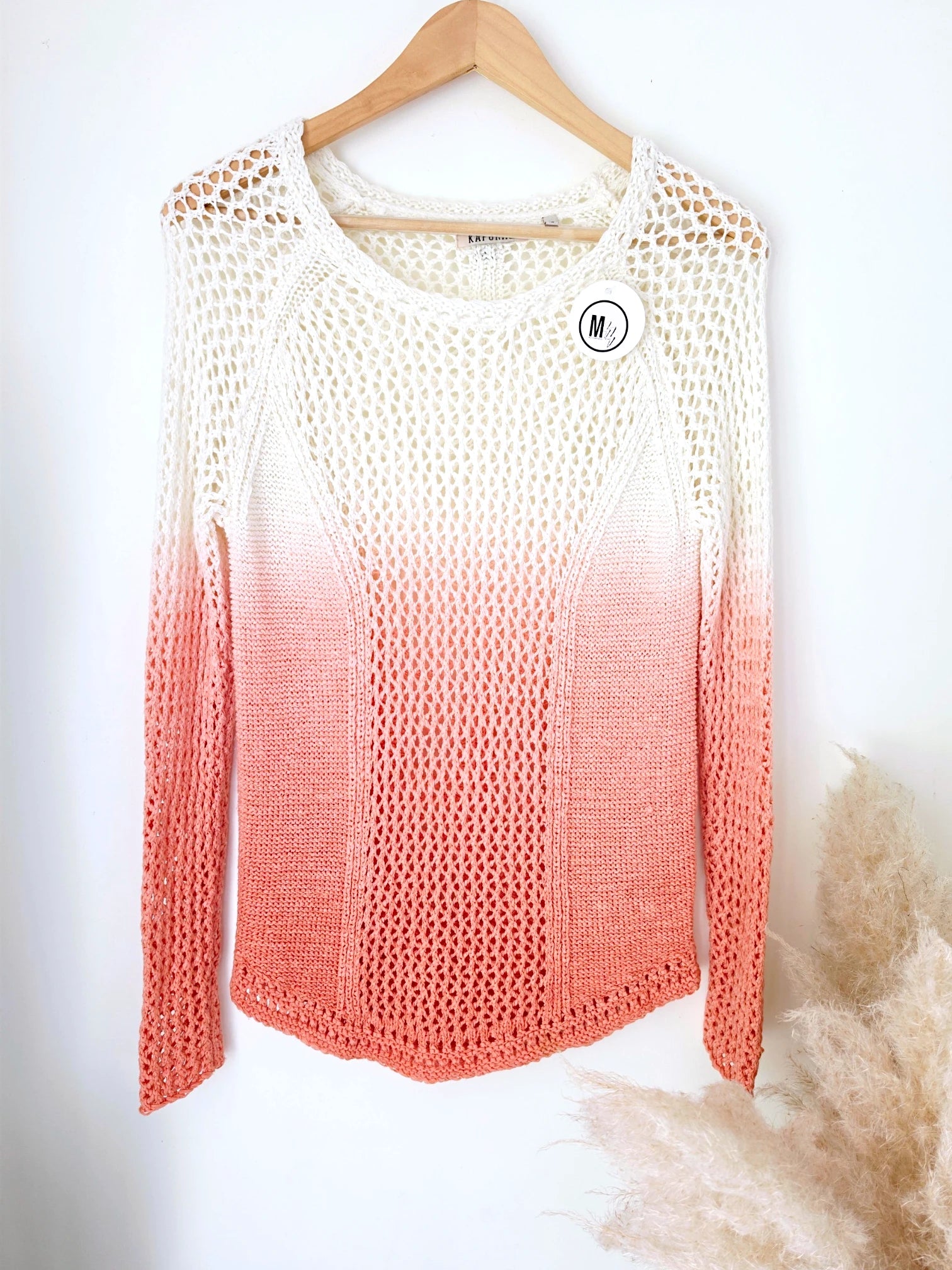 Pull ajouré tie and dye