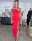 Robe glamour rouge
