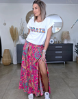 T-shirt blanc Brazil