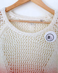 Pull ajouré tie and dye