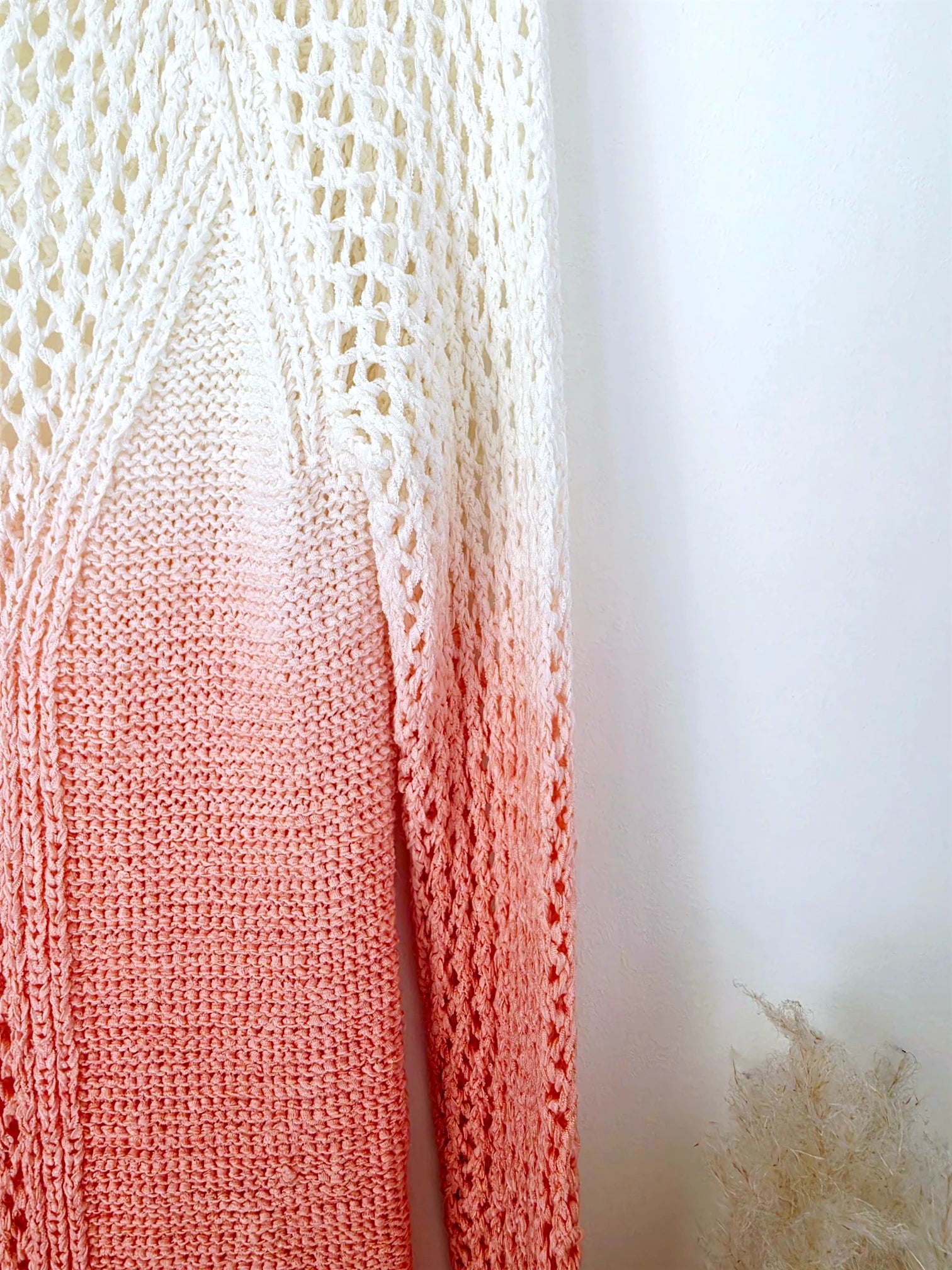 Pull ajouré tie and dye