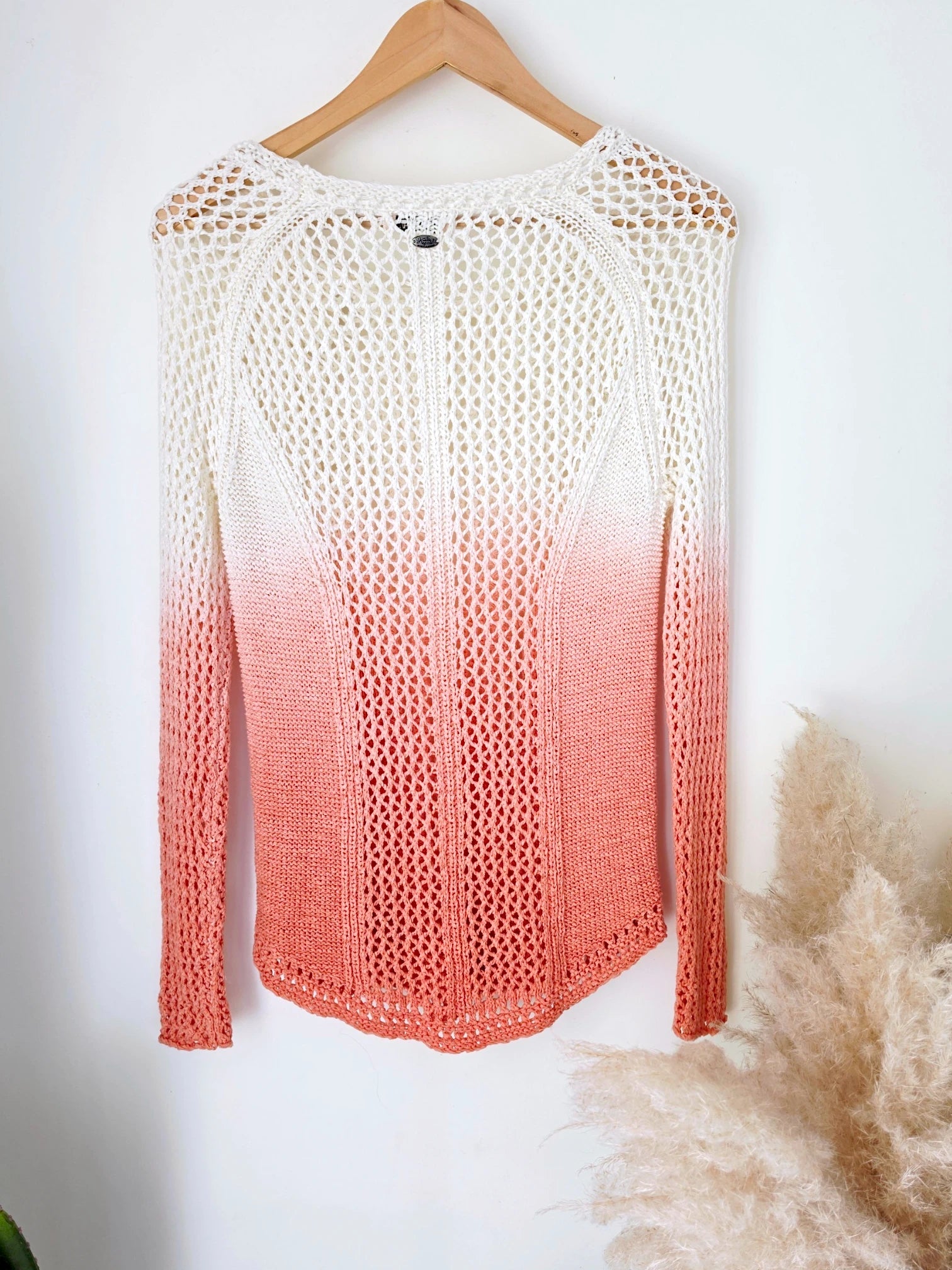 Pull ajouré tie and dye