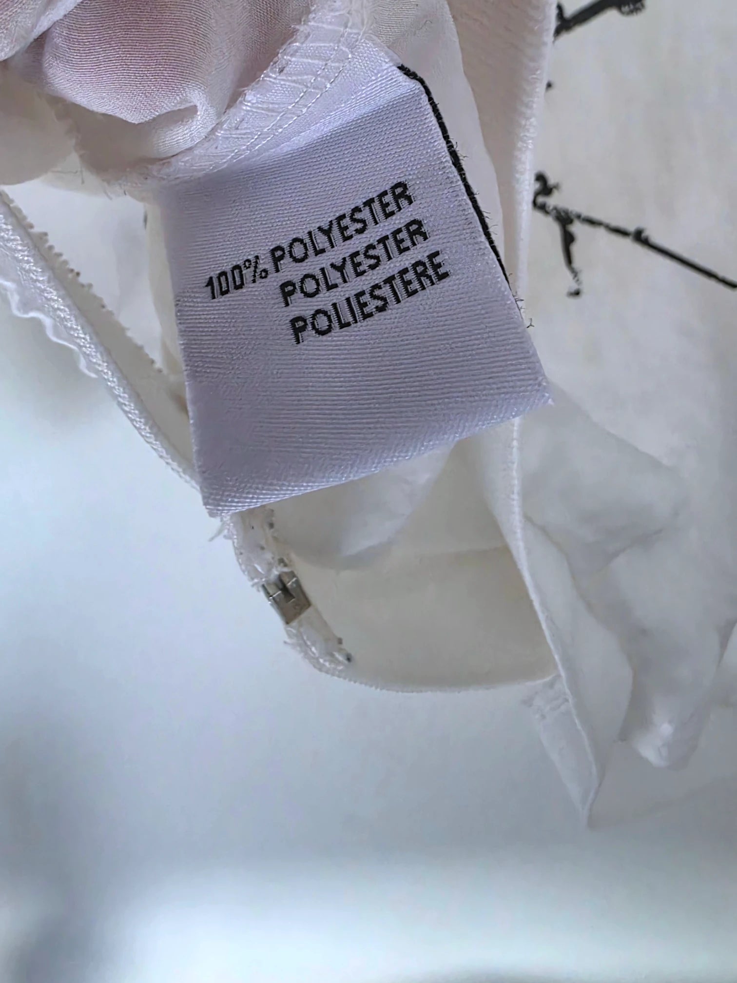 Veste blanche à imprimé japonais au dos