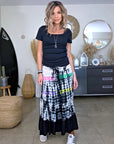 Jupe longue tie and dye à tags - 𝐌𝐚𝐫𝐢𝐧𝐚𝟒𝟒𝐟𝐚𝐦𝐢𝐥𝐲