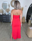 Robe glamour rouge