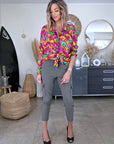 Chemise fluo à imprimé léopard - 𝐌𝐚𝐫𝐢𝐧𝐚𝟒𝟒𝐟𝐚𝐦𝐢𝐥𝐲