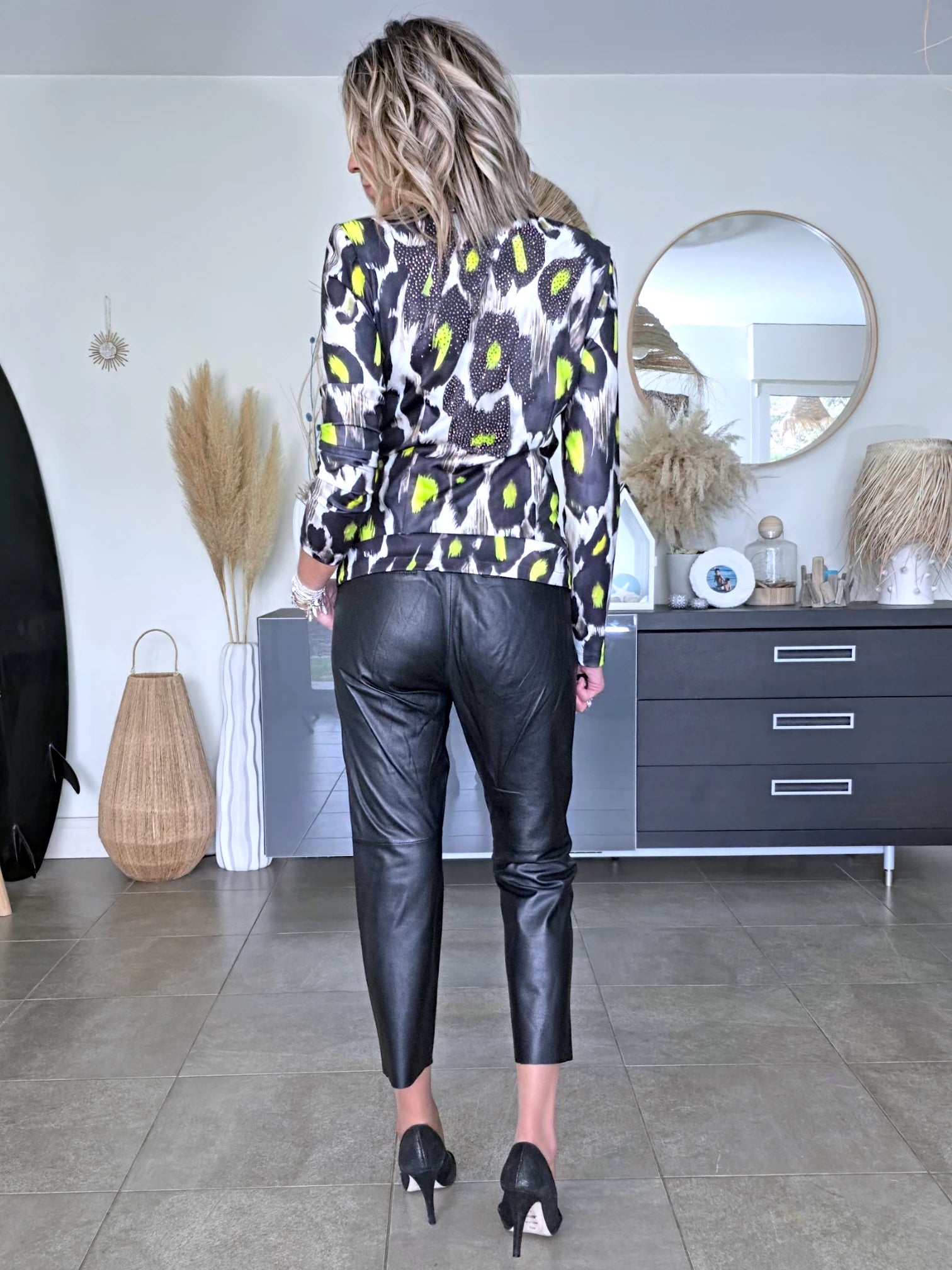 Jeeging noir 100% cuir - 𝐌𝐚𝐫𝐢𝐧𝐚𝟒𝟒𝐟𝐚𝐦𝐢𝐥𝐲