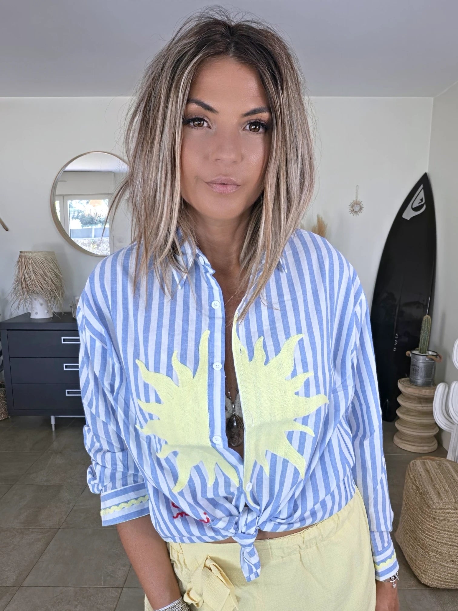 Chemise soleil en coton