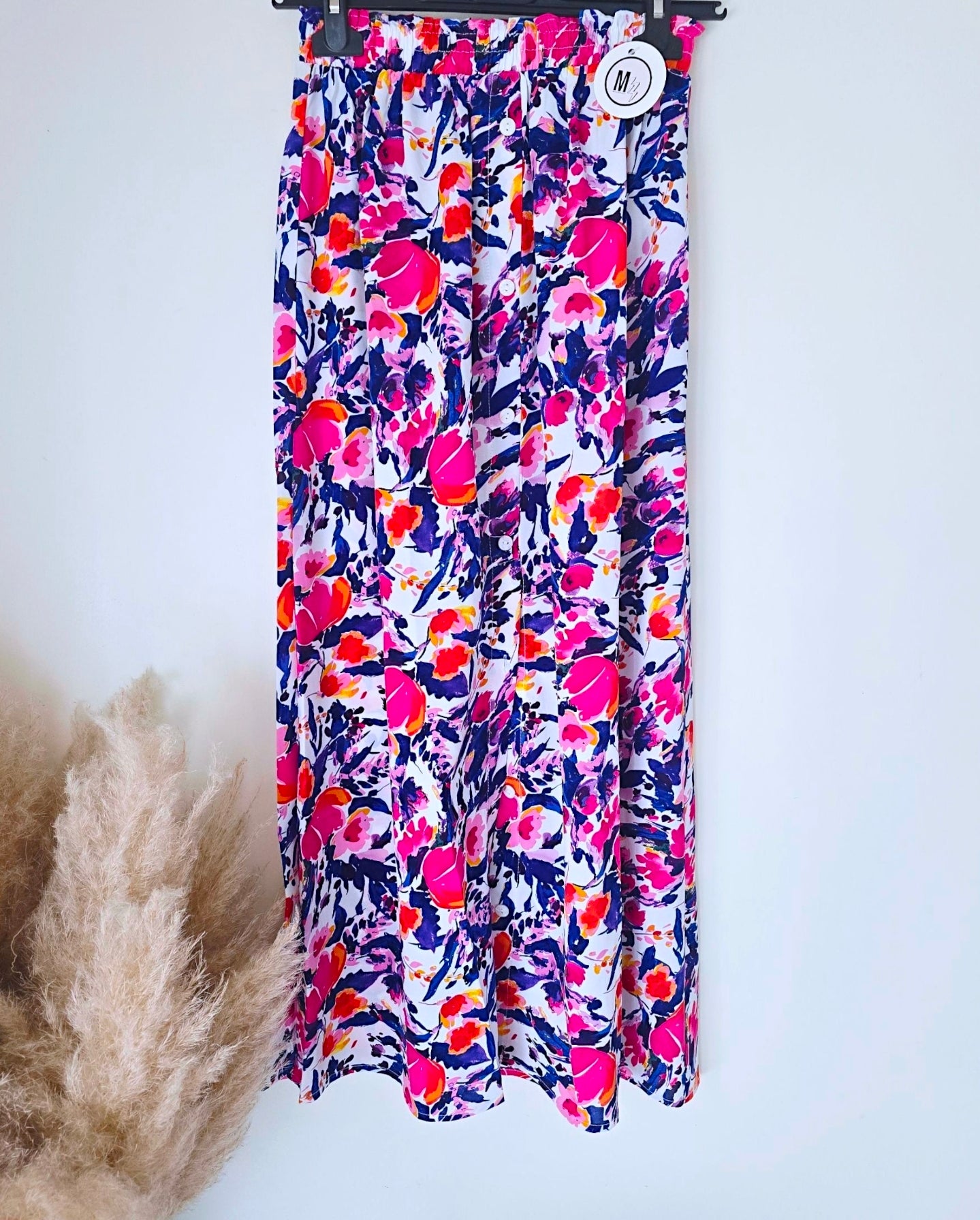 Jupe blanche à imprimé - 𝐌𝐚𝐫𝐢𝐧𝐚𝟒𝟒𝐟𝐚𝐦𝐢𝐥𝐲