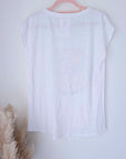 T-shirt blanc "My tee great" - 𝐌𝐚𝐫𝐢𝐧𝐚𝟒𝟒𝐟𝐚𝐦𝐢𝐥𝐲