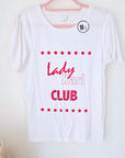 T-shirt blanc à inscriptions rouges - 𝐌𝐚𝐫𝐢𝐧𝐚𝟒𝟒𝐟𝐚𝐦𝐢𝐥𝐲