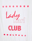 T-shirt blanc à inscriptions rouges - 𝐌𝐚𝐫𝐢𝐧𝐚𝟒𝟒𝐟𝐚𝐦𝐢𝐥𝐲