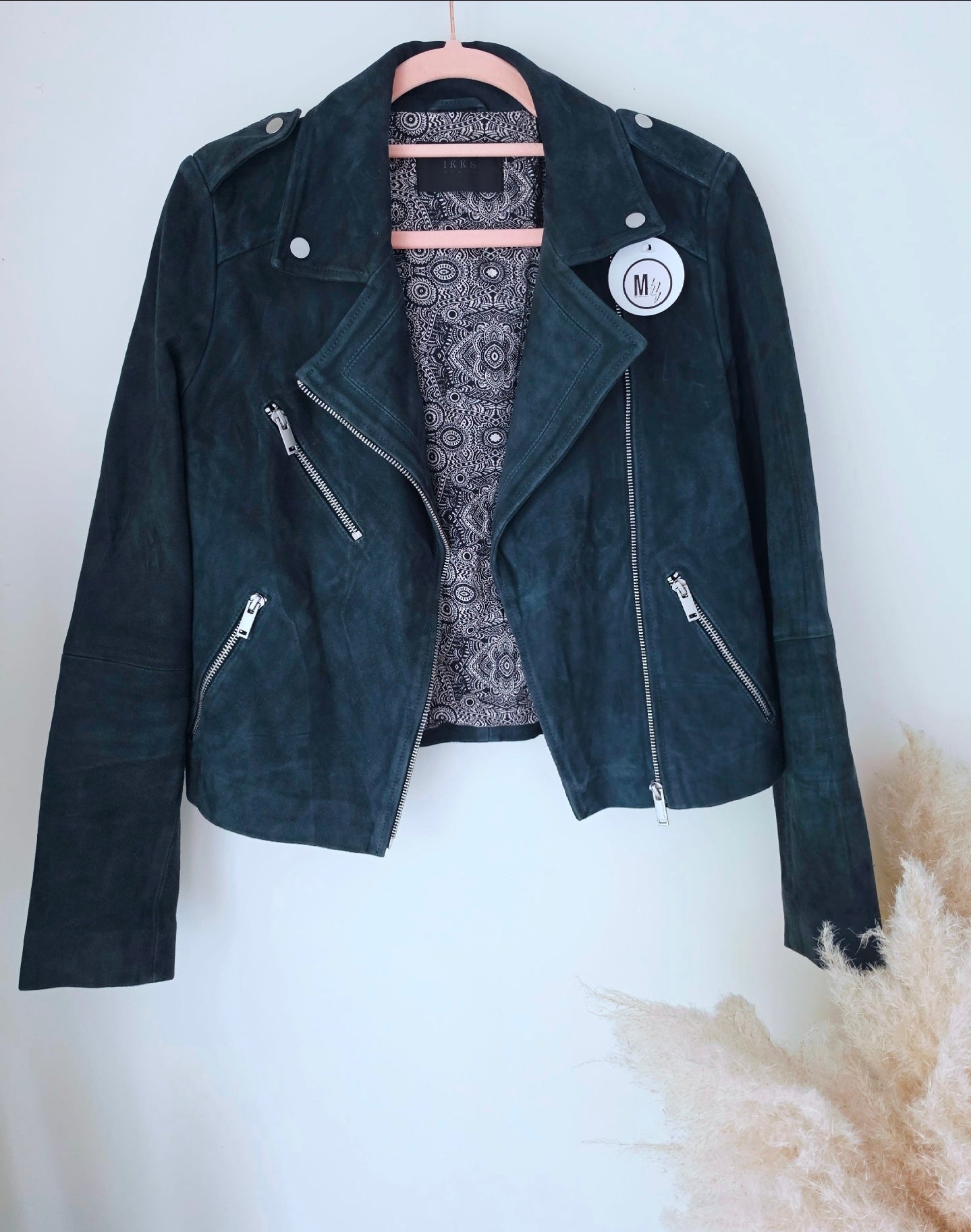 Perfecto 100% cuir bleu pétrole - 𝐌𝐚𝐫𝐢𝐧𝐚𝟒𝟒𝐟𝐚𝐦𝐢𝐥𝐲