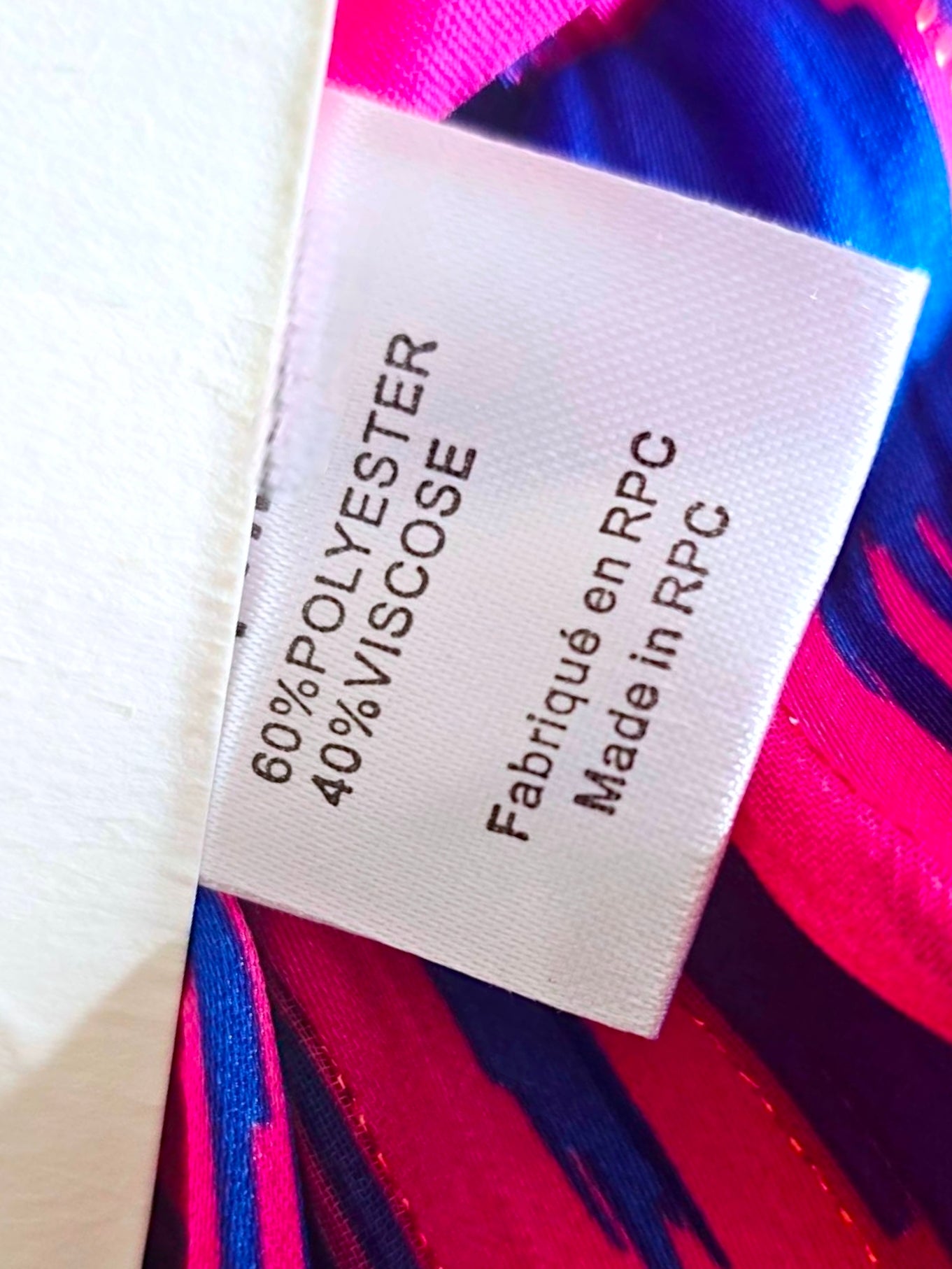 Jupe longue rose fuchsia et bleu roi
