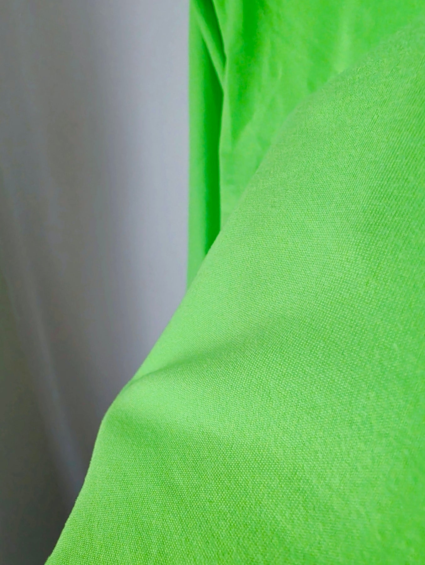 T-shirt en lycra vert-jaune fluo