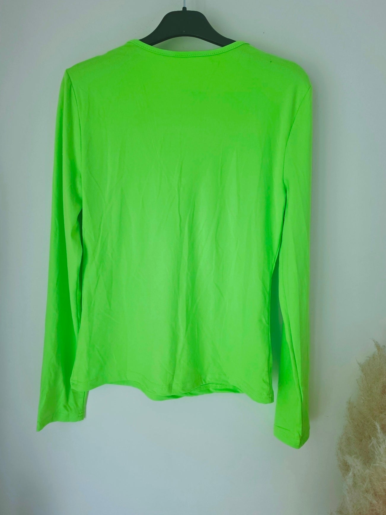 T-shirt en lycra vert-jaune fluo