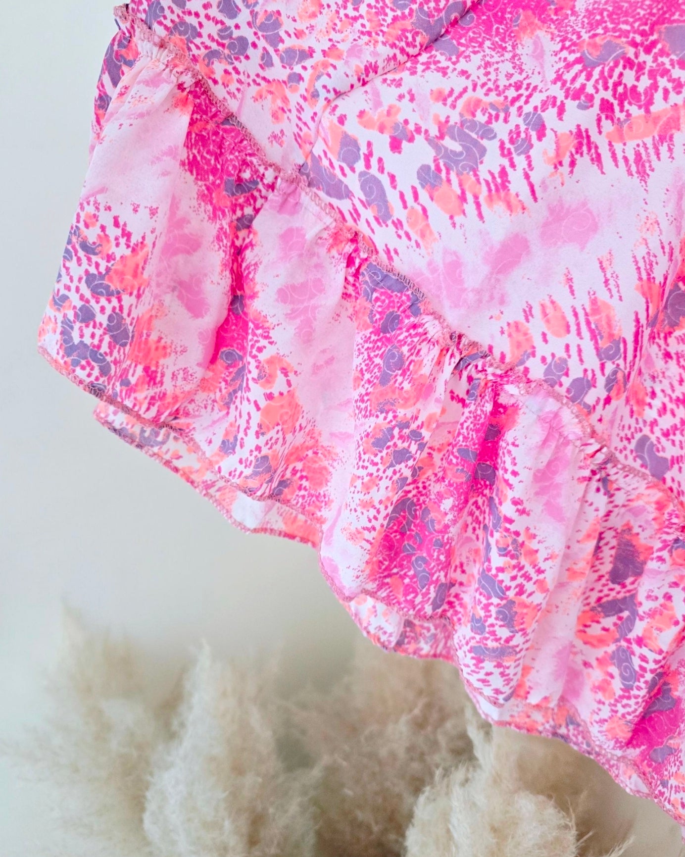 Ensemble rose fuchsia haut + short