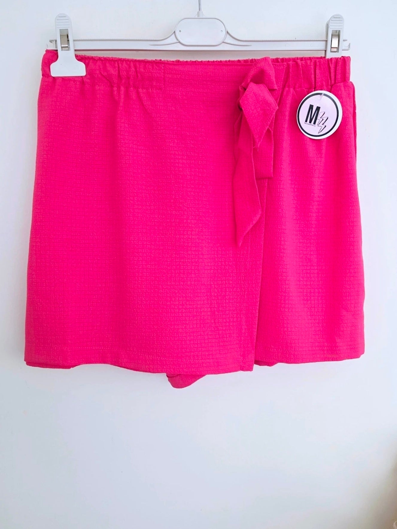 Jupe-short rose fuchsia