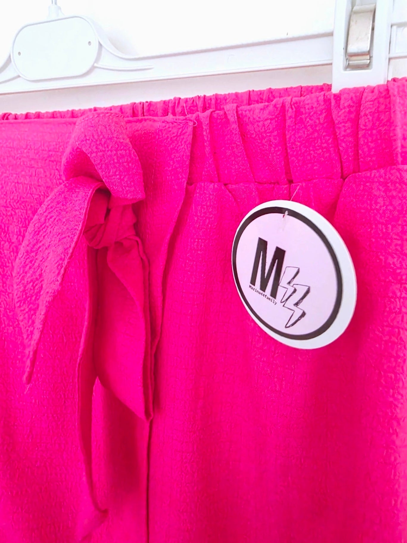 Jupe-short rose fuchsia