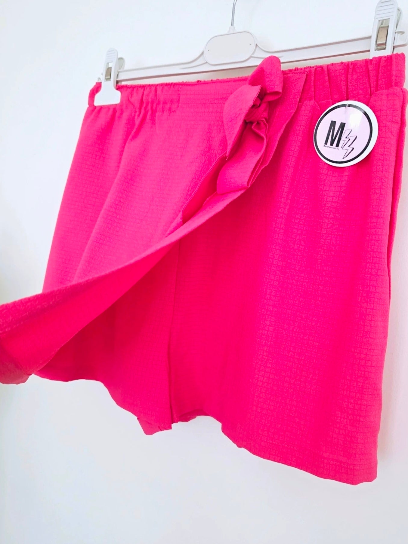 Jupe-short rose fuchsia