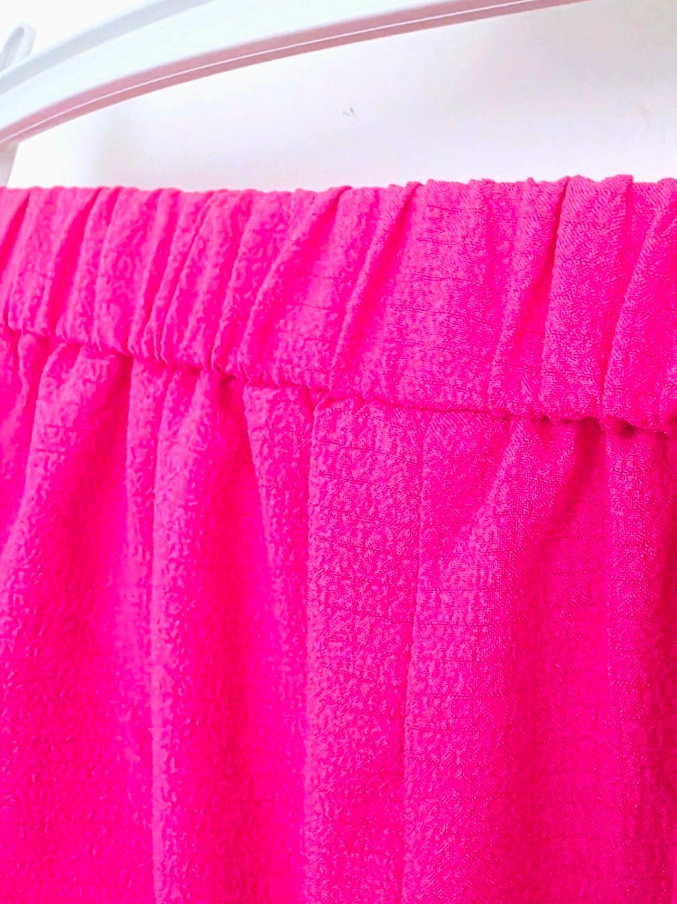 Jupe-short rose fuchsia