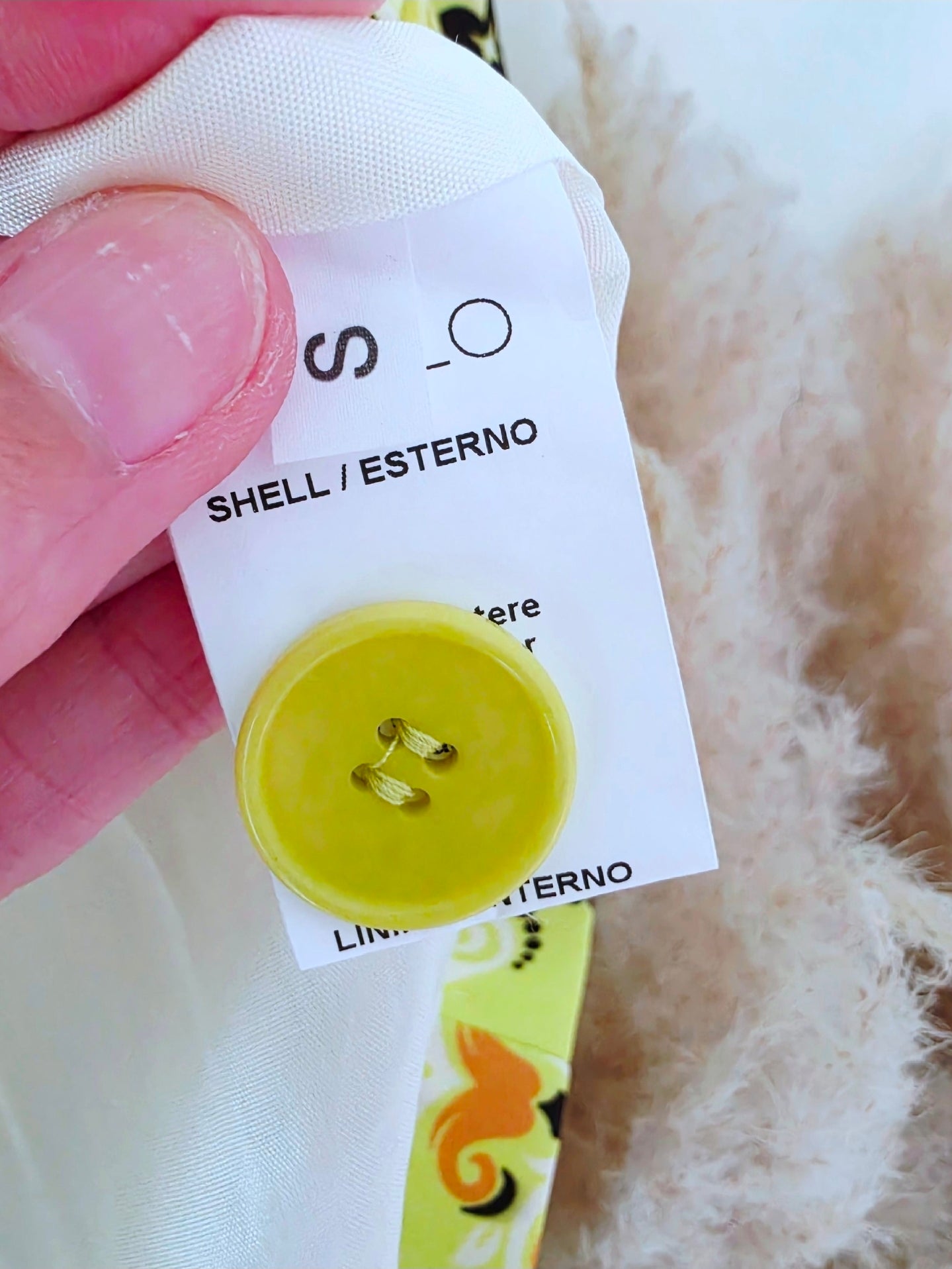 Veste vert jaune à imprimé bandana
