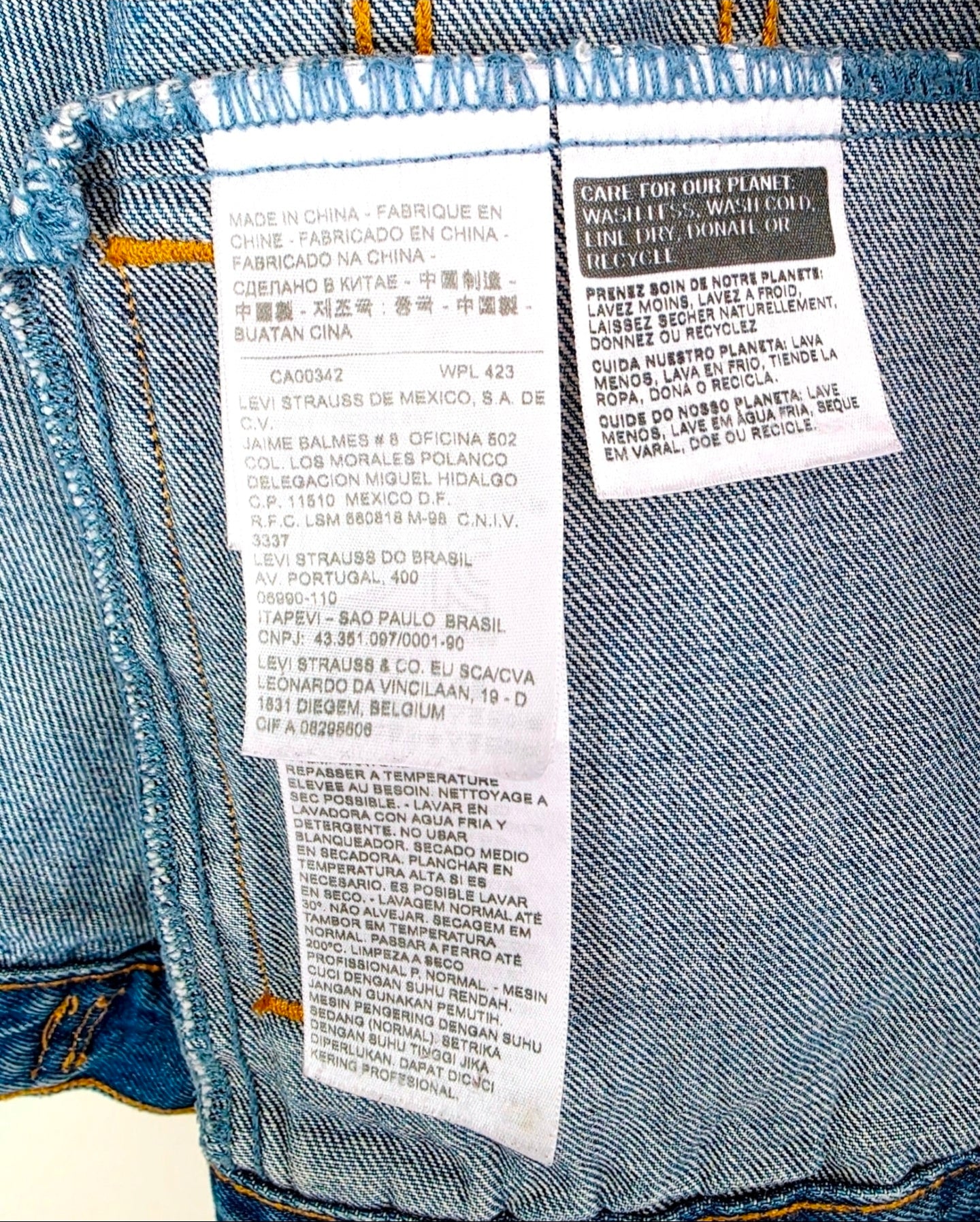 Veste en jean bleue Levi's