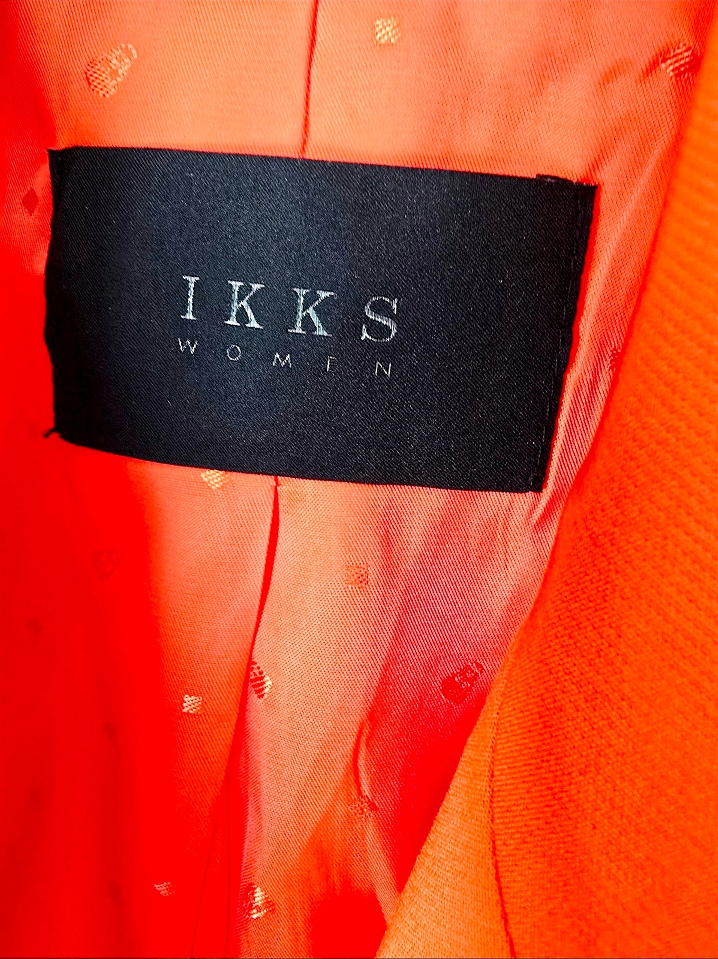 Veste orange sanguine