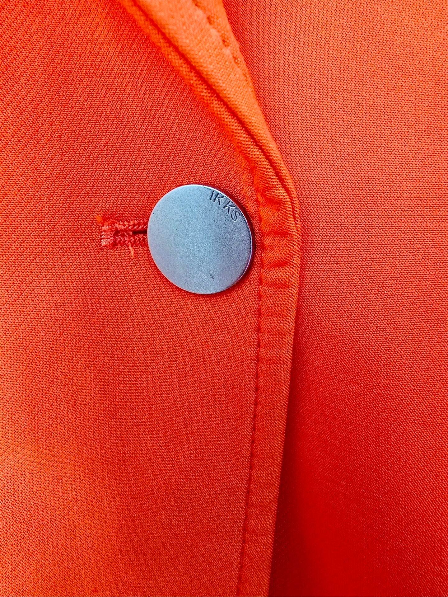 Veste orange sanguine