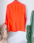 Veste orange sanguine