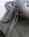 Sac bourse kaki 100% cuir - 𝐌𝐚𝐫𝐢𝐧𝐚𝟒𝟒𝐟𝐚𝐦𝐢𝐥𝐲
