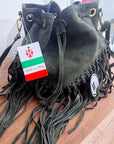 Sac bourse kaki 100% cuir - 𝐌𝐚𝐫𝐢𝐧𝐚𝟒𝟒𝐟𝐚𝐦𝐢𝐥𝐲