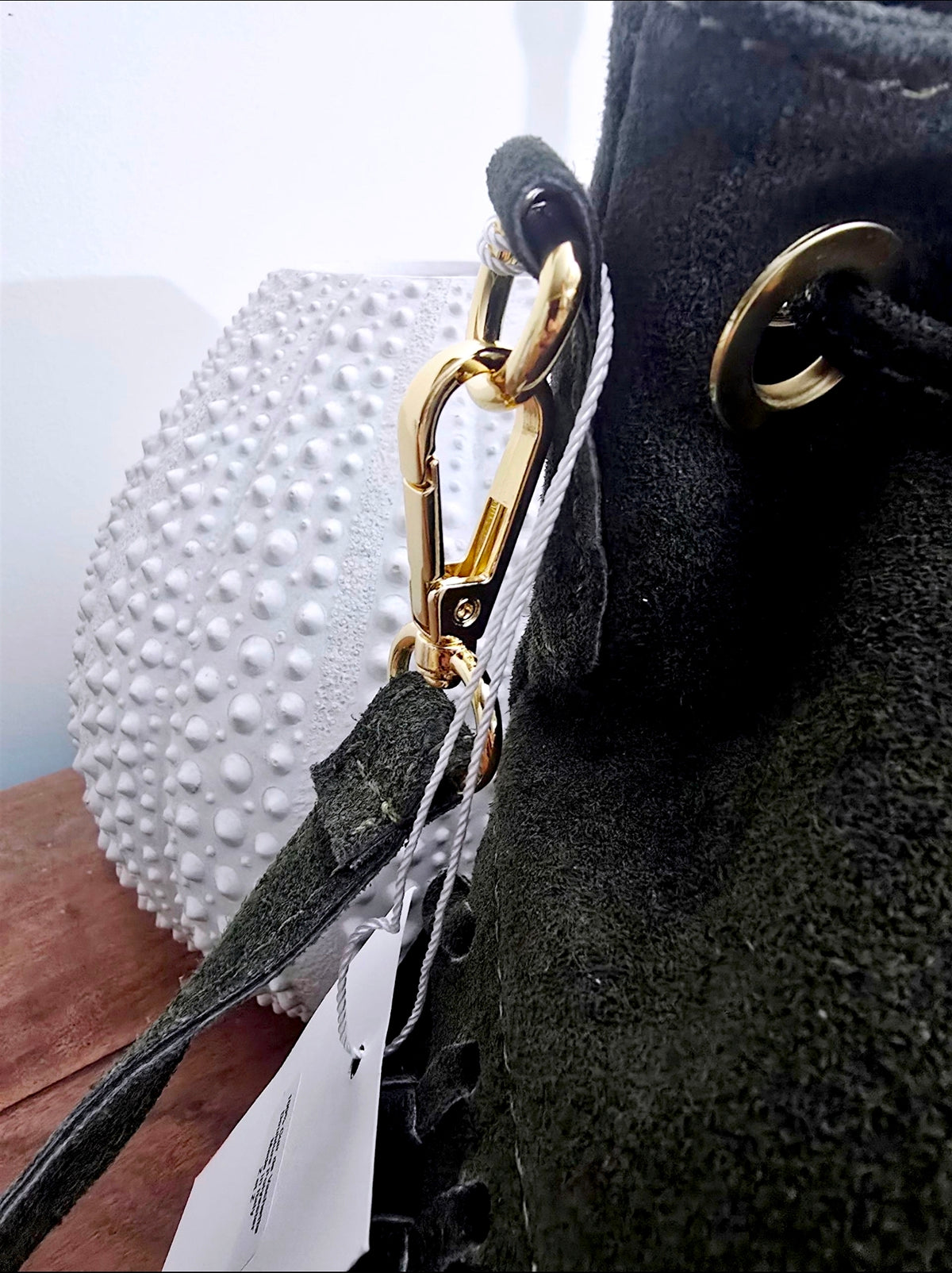 Sac bourse kaki 100% cuir - 𝐌𝐚𝐫𝐢𝐧𝐚𝟒𝟒𝐟𝐚𝐦𝐢𝐥𝐲