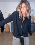 Cardigan noir à maille douce et chaude - 𝐌𝐚𝐫𝐢𝐧𝐚𝟒𝟒𝐟𝐚𝐦𝐢𝐥𝐲